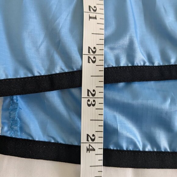 Pearl Izumi Jacket Women's Size Large Blue White Cycling Rip Stop Long Sleeve - Picture 16 of 16